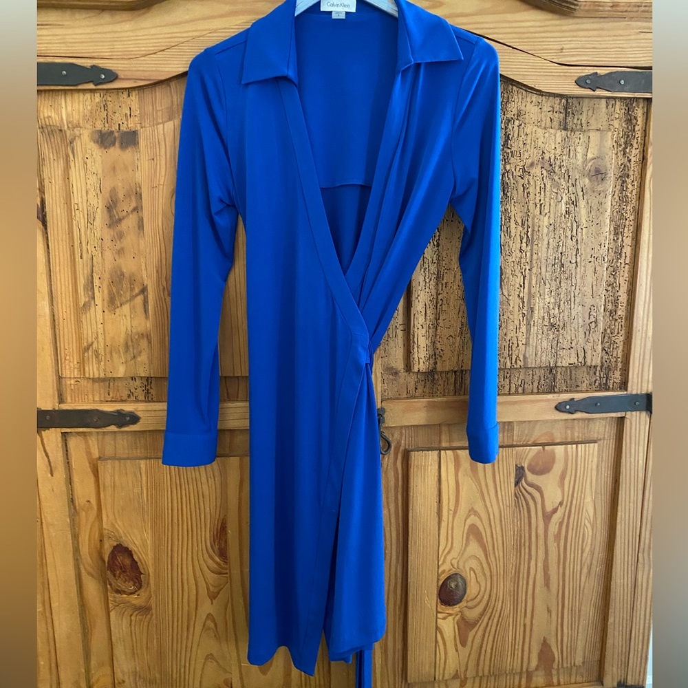 Calvin Klein wrap dress (8)